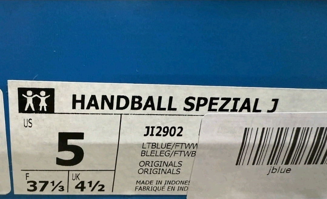New Adidas Handball Size 5 Spezial J Light Blue JI2902