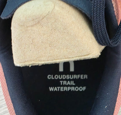New Size 9.5 Women's On Cloudsurfer Trail Waterproof Sandstone Silver 3WE10293143