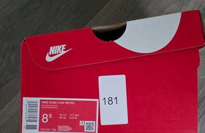 New Nike Dunk Low Retro White Black Panda DD1391-100  US Size 8.5