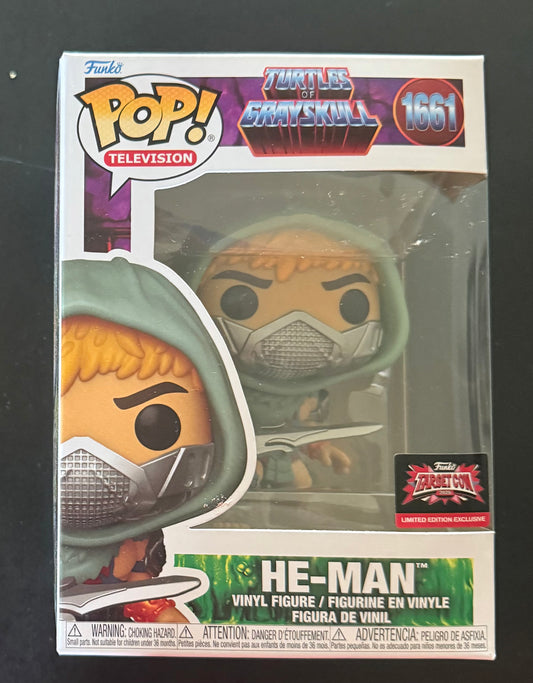 Funko POP! Vinyl: Masters of the Universe x TMNT He-Man Figure