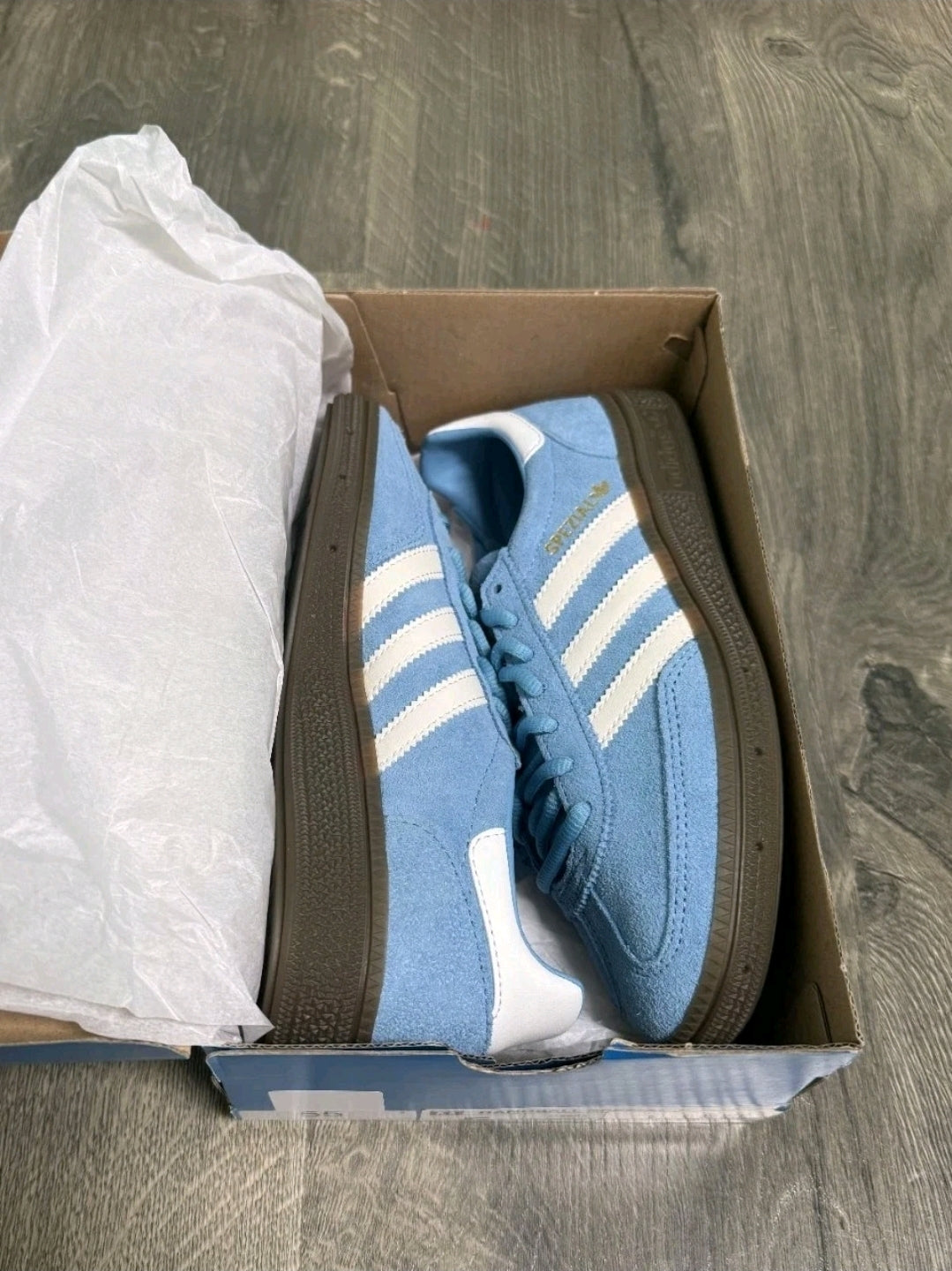 New Adidas Handball Size 5 Spezial J Light Blue JI2902