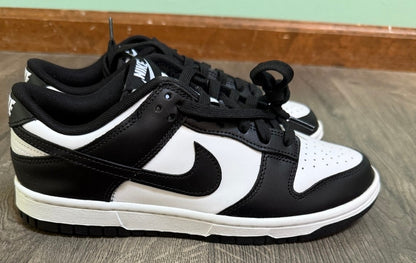 SIZE 8.5 Men's Nike Dunk Low Retro Shoes Color Block Panda Leather DD1391-100