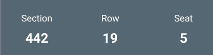 4 Tickets to Los Angeles Chargers at Buffalo Bills 9/27/26 Section 442 Row 19 Seats 5 - 8