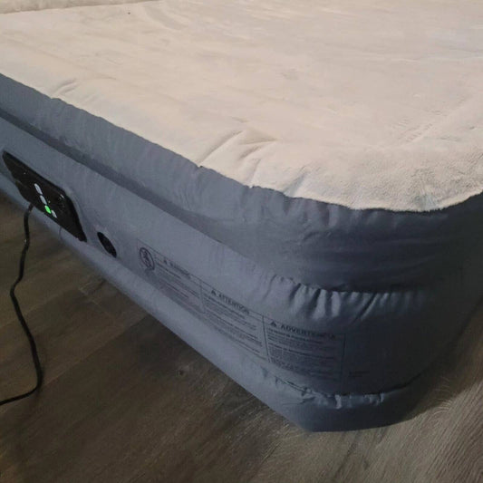 Sealy Alwayzaire Tough Guard 18" Airbed, Queen w/ Headboard and Built In Pump