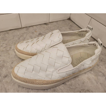Franco Sarto Womens Homer 3 Casual and Fashion Sneakers 7 Medium White